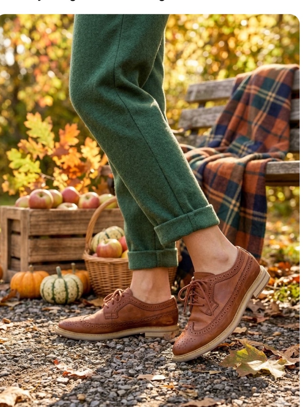 BDG Urban Outfitters Cognac Leather
Wingtip Oxford Brogue Shoes Sz 7.5